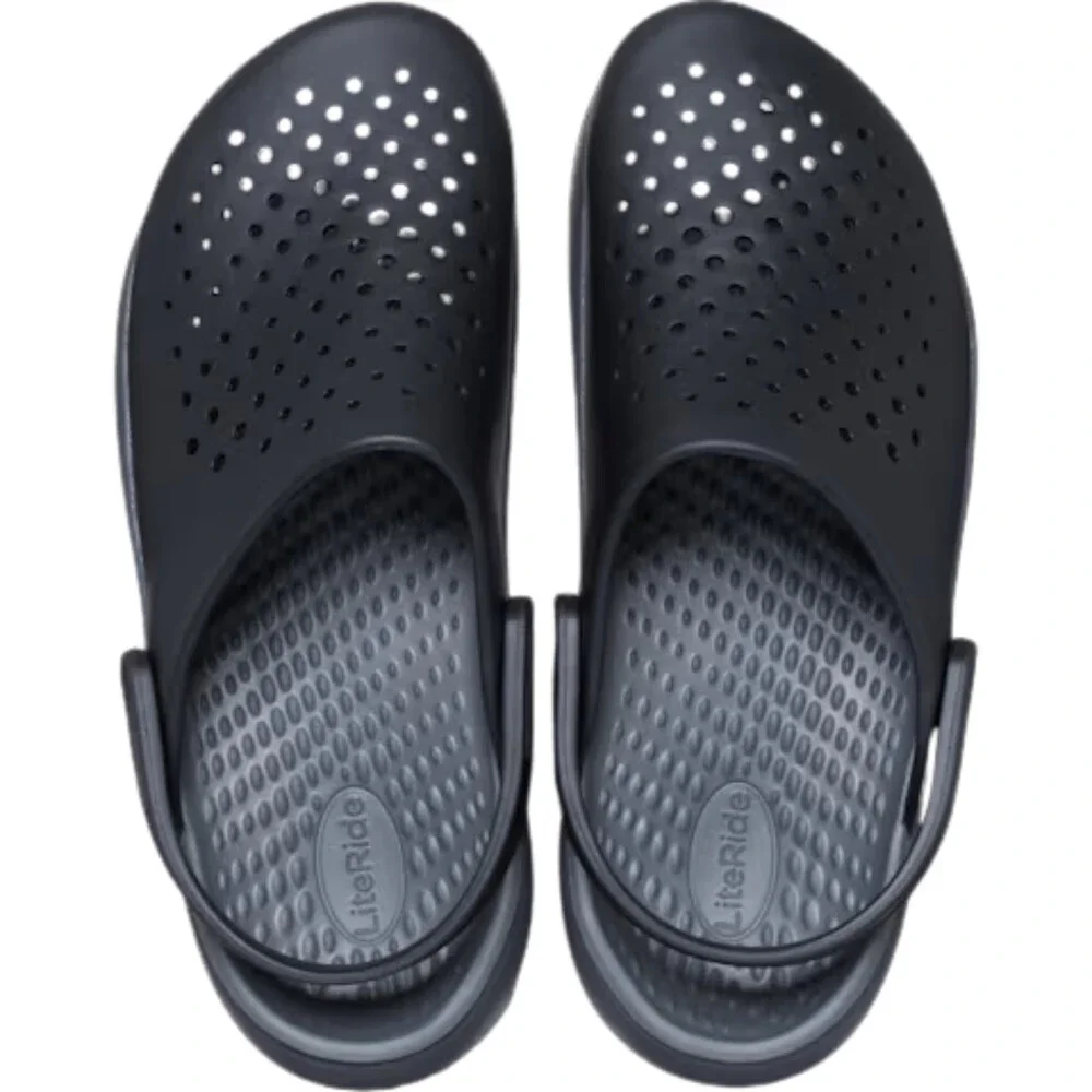 Crocs InMotion LiteRide 209964-001 Clogs Men's 10 M Black Comfort Shoes JAX2145